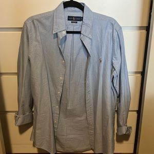 Light blue Ralph Lauren men’s long sleeve button up size medium